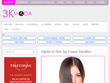 Tablet Screenshot of 3kmoda.com